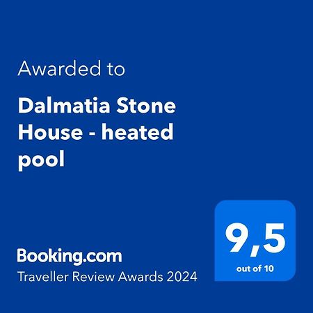 Dalmatia Stone House - Heated Pool Guest House Biorine Exterior photo